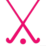 Pink field hockey stick